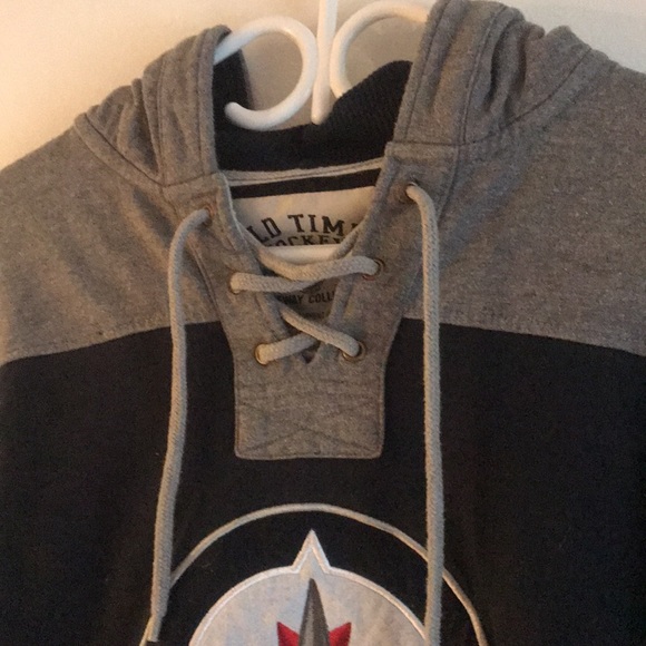 Winnipeg Jets Old Time hockey sweater style Luxury Hoodie - Picture 4 of 6